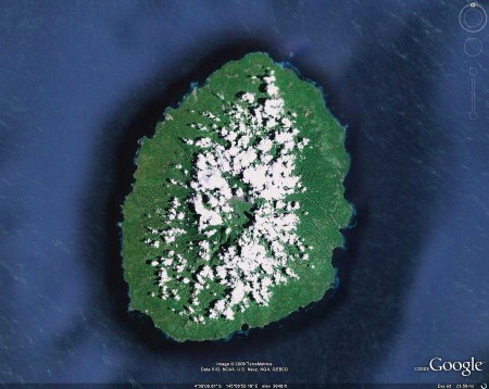 Kar Kar Island from Google Earth