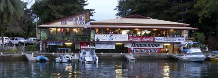 The Madang Club awaits the return of the fishing boats on the first day The Madang Club awaits the return of the fishing boats on the first day